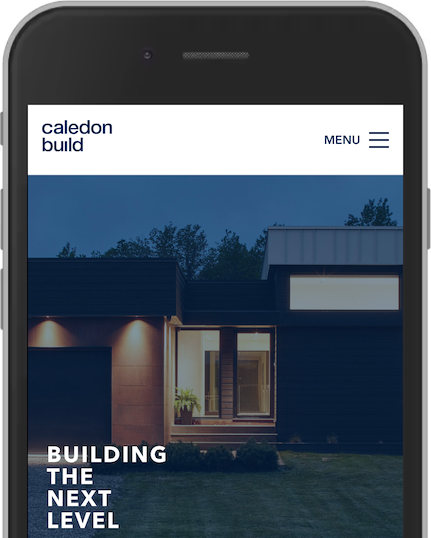 Screenshot of Caledon Build, showing a modern house in the background.
